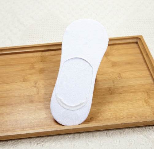 Low-back boat socks Thin section shallow mouth invisible socks spring and summer sports men's cotton socks - Mubimart