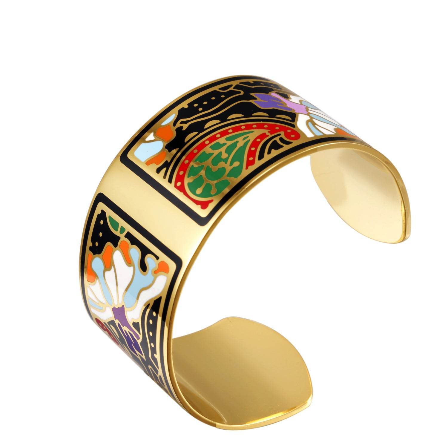 Bangle enamel bracelet - Mubimart