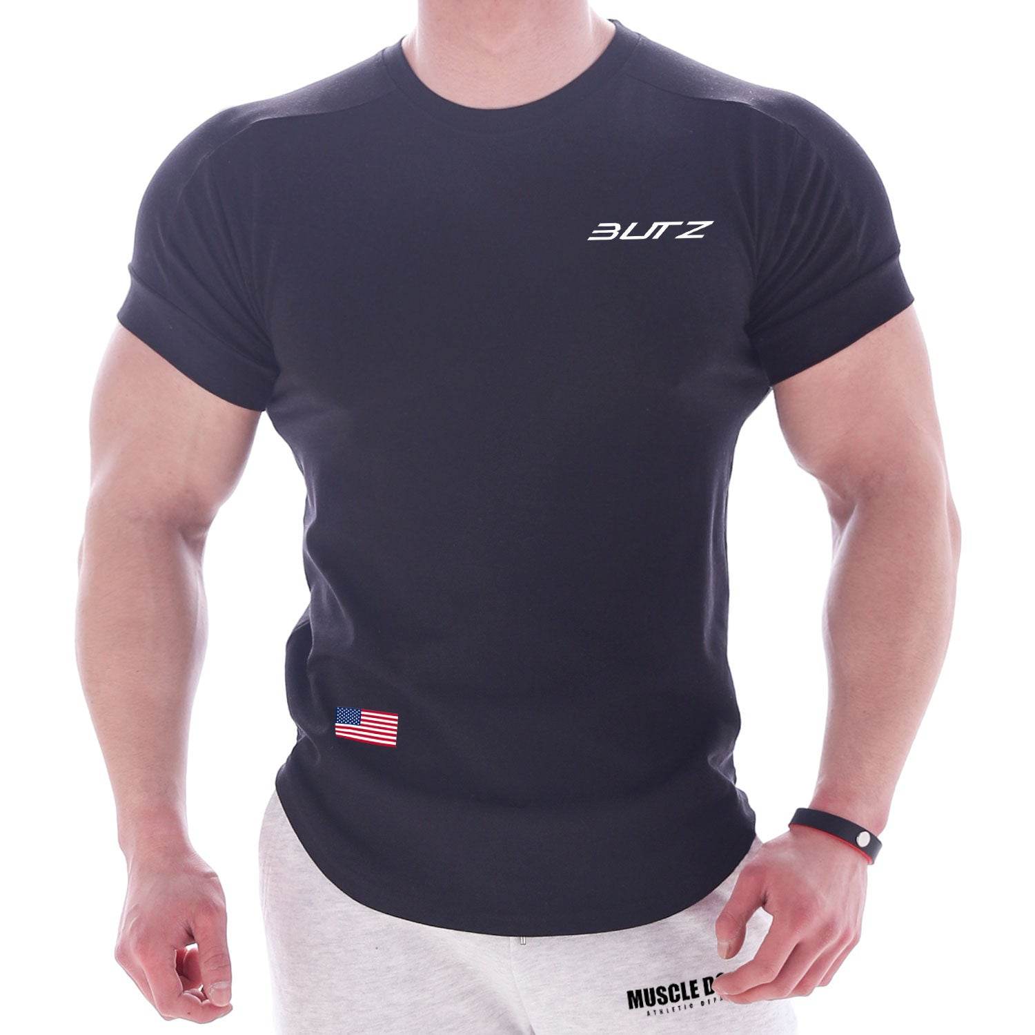 Quick-drying Workout Short Sleeve Men's T-shirt - Mubimart