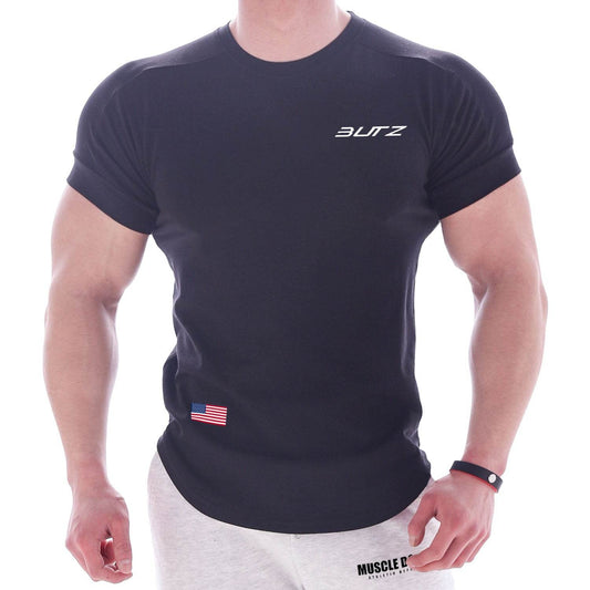 Quick-drying Workout Short Sleeve Men's T-shirt - Mubimart