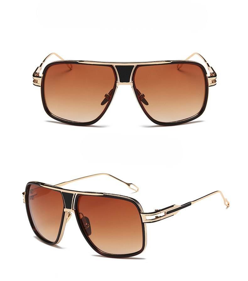 Sunglasses Men Brand Designer Sun Glasses Driving Oculos De Sol Masculino Grandmaster Square Sunglass - Mubimart