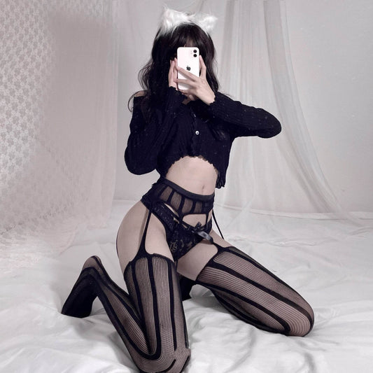 Garter Belt Open-end Free Slimming - Mubimart