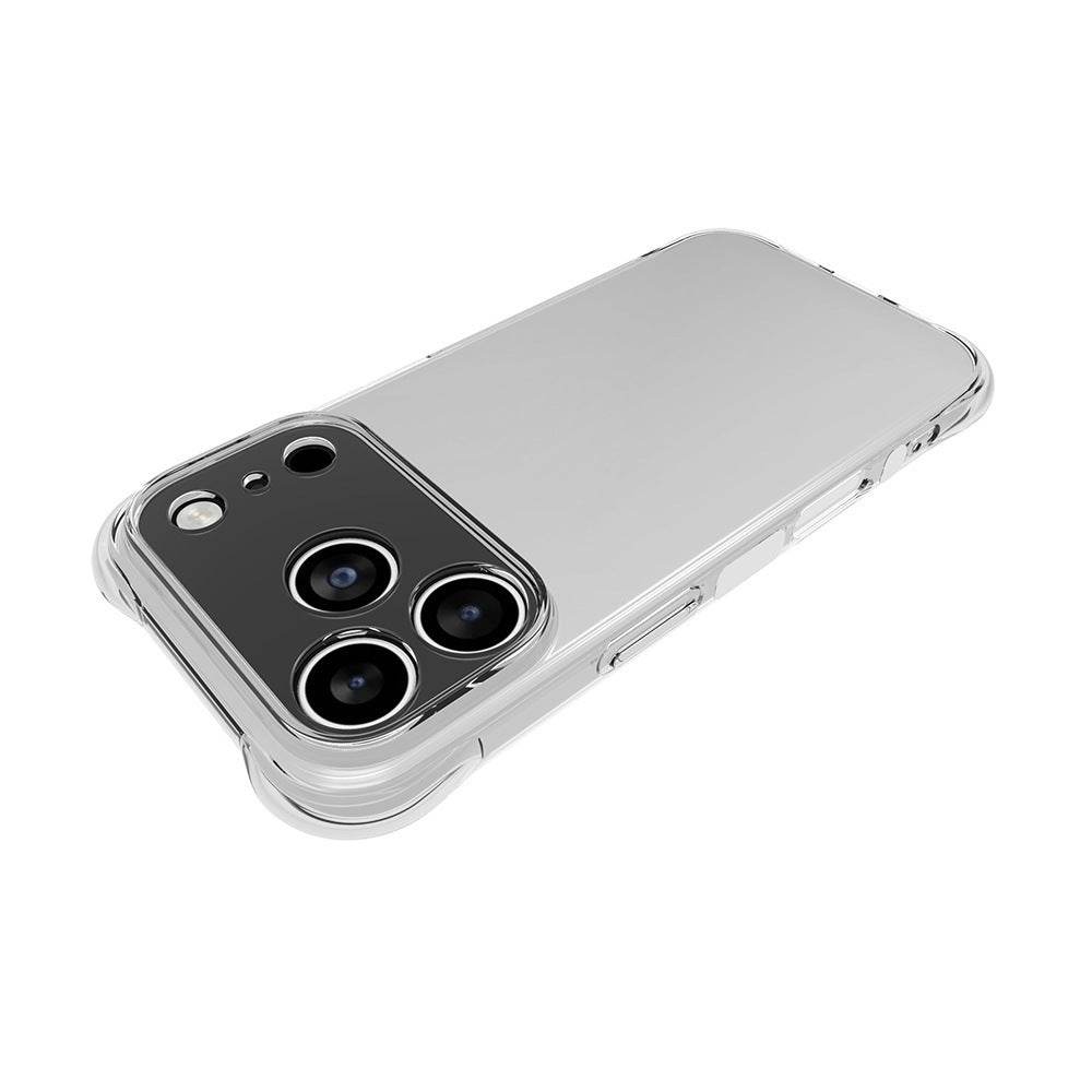Transparent TPU Four-corner Drop-resistant Phone Case - Mubimart