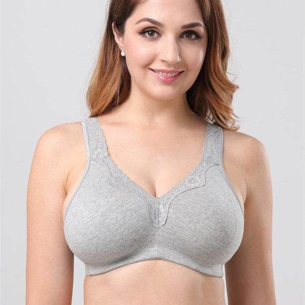Underwired Bra Plus Size Fat Women Bralette Underwear 100E - Mubimart