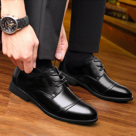 Men's business dress shoes Men's casual shoes - Mubimart