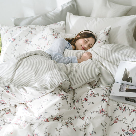 Pineapple double duvet cover spring and summer
