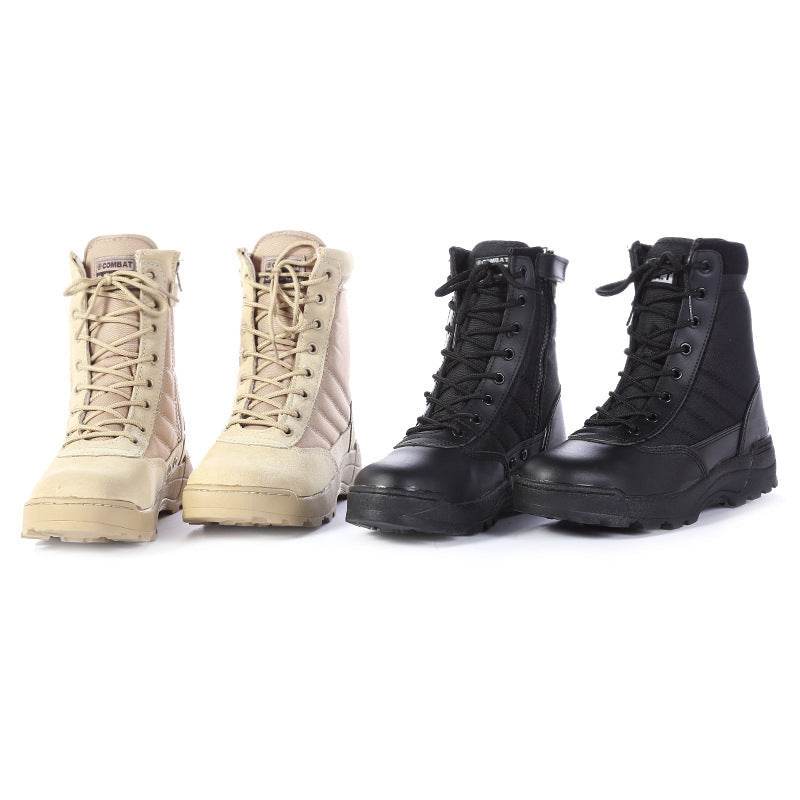 Men's Outdoor High-top Breathable Hiking Boots - Mubimart