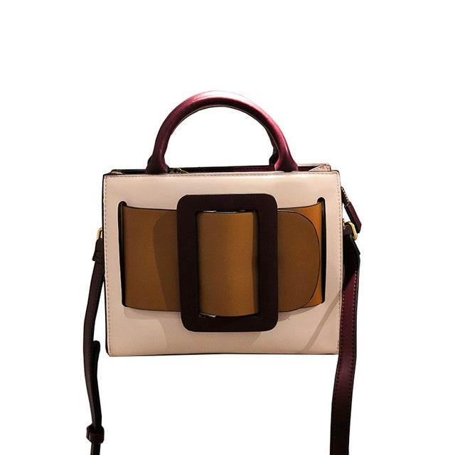 Cream cake tote bag handbag women - Mubimart