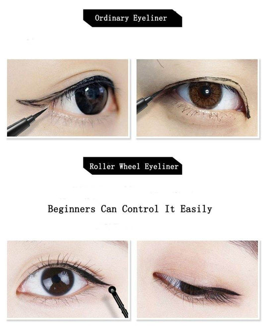 All new eyeliner wear-resistant casters waterproof and sweat-proof black liquid eyeliner pencil make-up tools - Mubimart