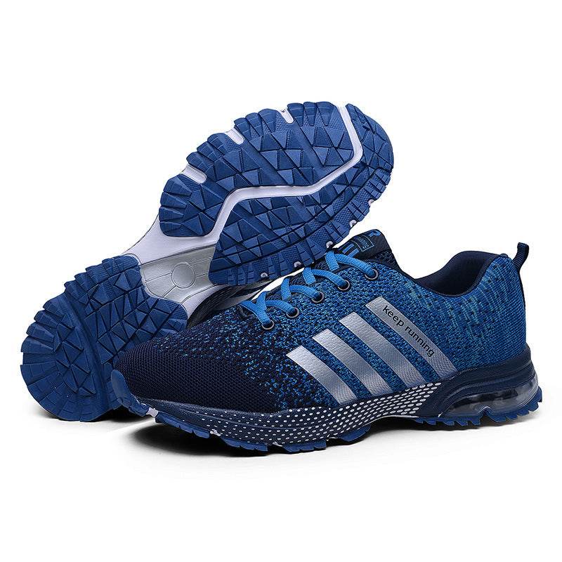 Best selling couple sports shoes breathable mesh outdoor men and women running shoes sports shoes fitness jogging shoes men - Mubimart