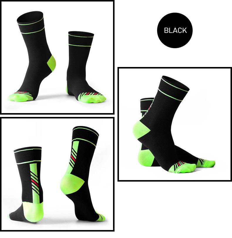 Male and female compression cycling socks - Mubimart