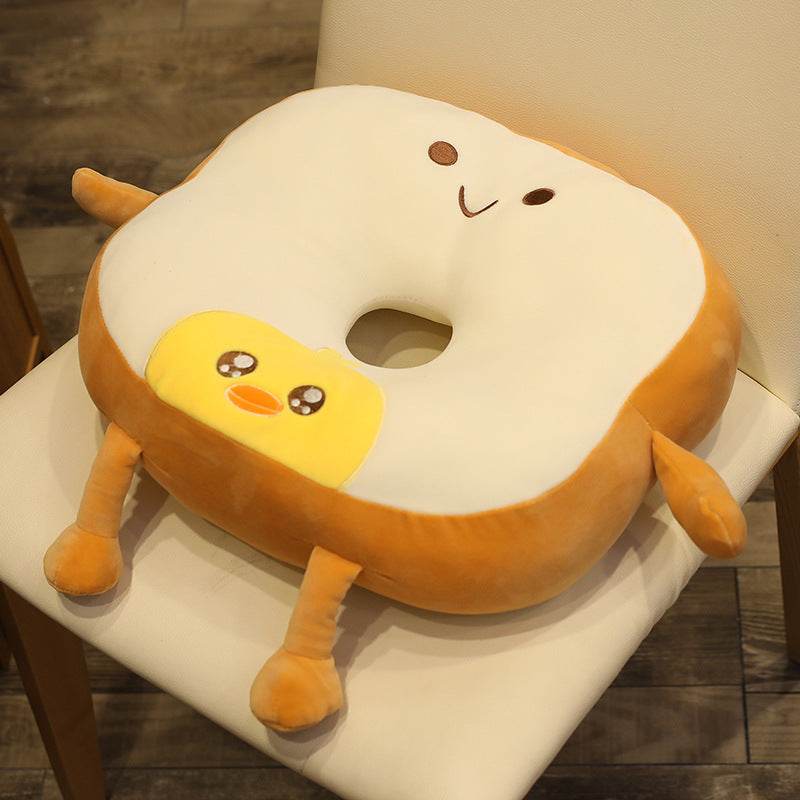 Cute Cartoon Fruit Animal Bread Futon Mat Creative Sliced Toast Floor Mat Pillow Cushion - Mubimart