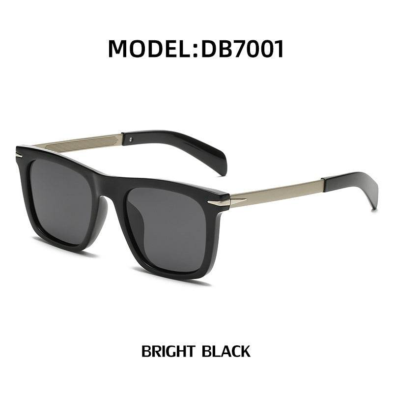 Mens Fashion Retro Polarized Box Sunglasses - Mubimart