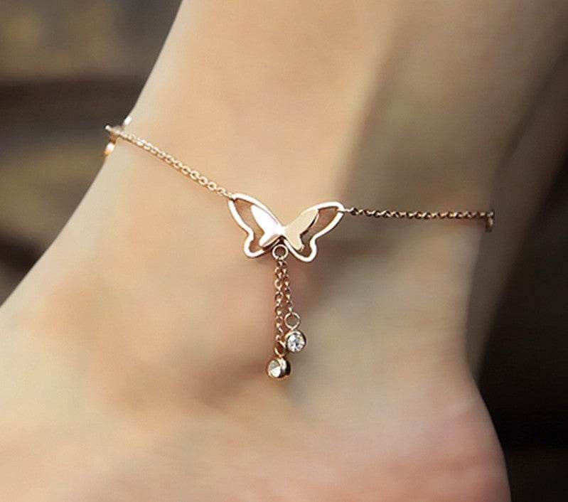 Ankle Bracelet Beach Foot Chain For Women Girl Charms Barefoot Sandals Jewelry - Mubimart