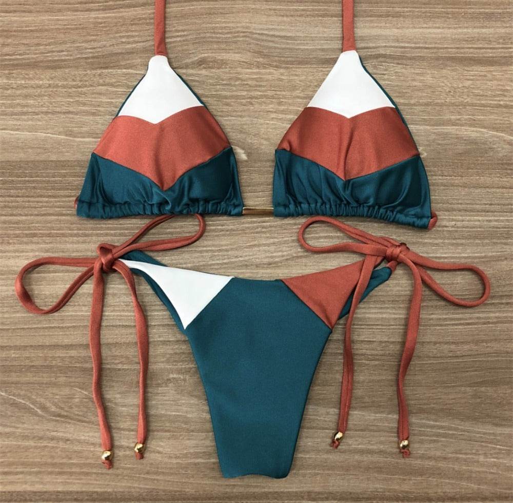 Floral print bikini - Mubimart