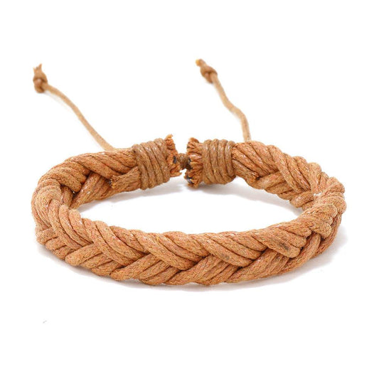 Mens Fashion Casual Multi-layer Leather Bracelet - Mubimart