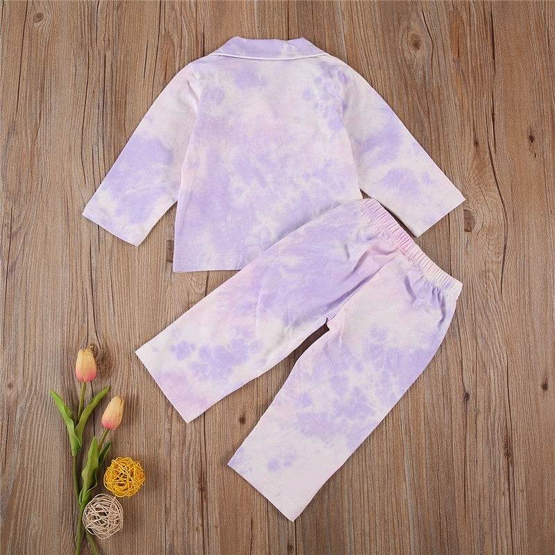 Kids Boys Girls Winter Homewear Nightwear Set - Mubimart