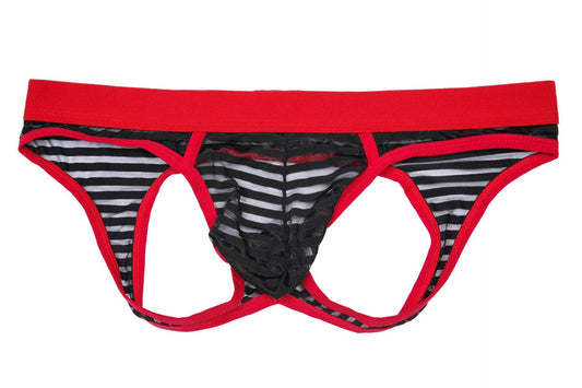 Leaky Hip Mens Sexy Underwear Hollow Breathe Underwear Mesh Underpants Briefs Bulge Pouch Shorts Male Panties Cueca Gay - Mubimart