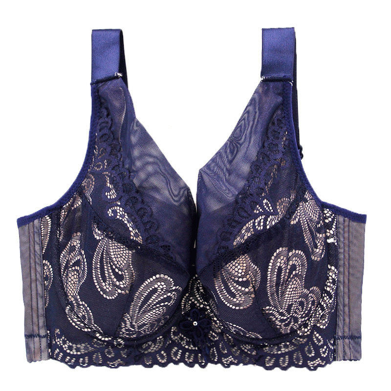 Women Plus Size Bra Push Up Lace Vest - Mubimart -  