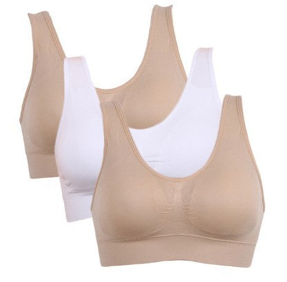 Seamless Push Up Bra 3 Pcs Set - Mubimart -  