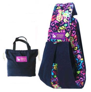 Cotton breathable sling baby carrier baby bag back pocket - Mubimart