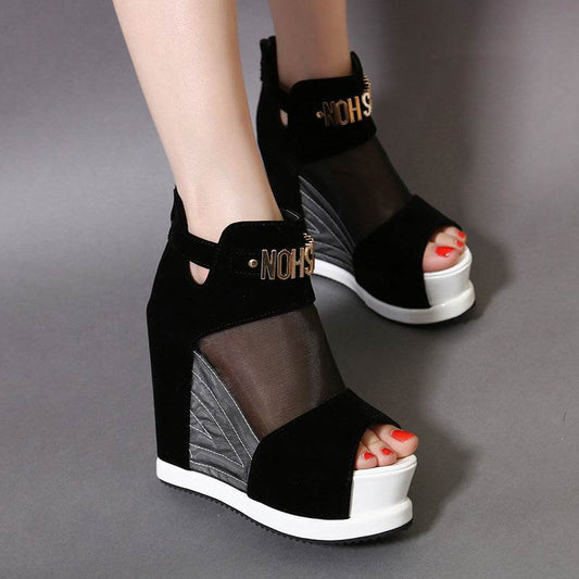 Wedge heeled sandals - Mubimart