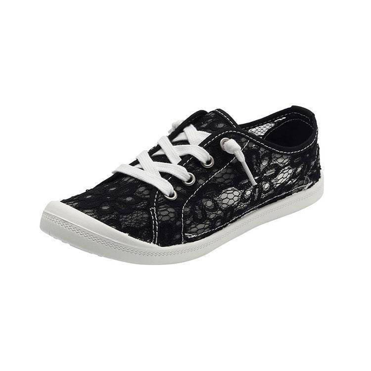 Lace Flats Shoes Summer Fashion Casual Shoes Women - Mubimart