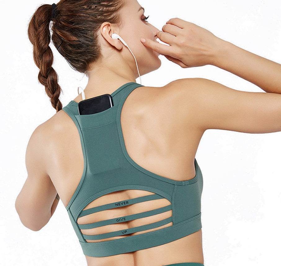 Back pocket sports bra - Mubimart