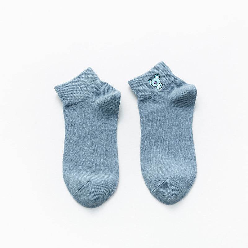 Low waist socks invisible boat socks - Mubimart