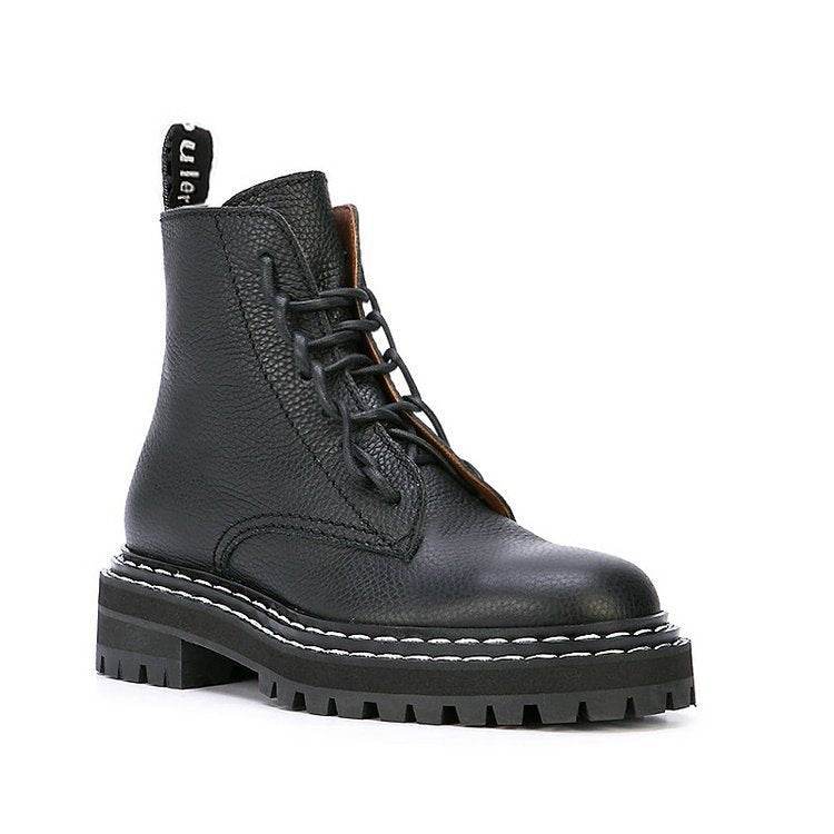 Martin boots women's platform locomotive booties - Mubimart