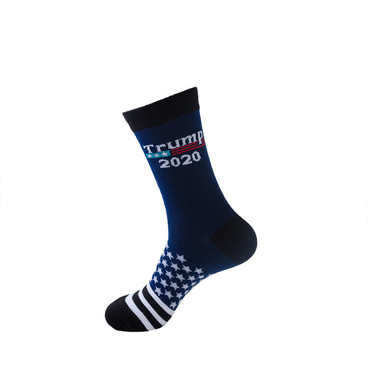 Flag socks men's cotton socks - Mubimart -  