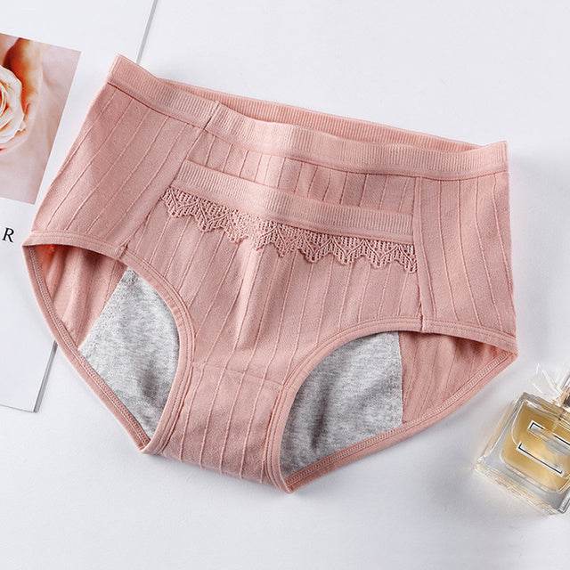 Panties For Menstruation Cotton Menstrual Panties Plus Size - Mubimart