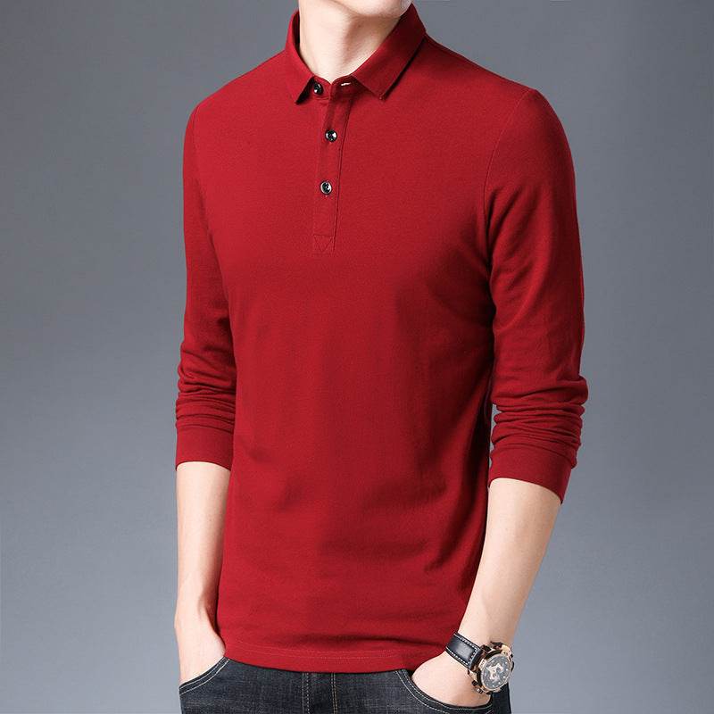 Middle-aged POLO shirt - Mubimart