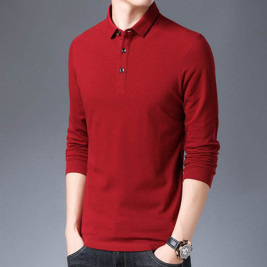 Middle-aged POLO shirt - Mubimart