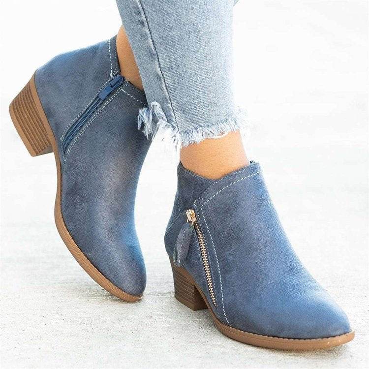 Suede ankle boots - Mubimart