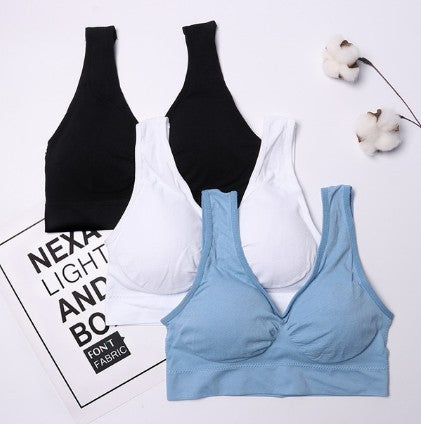 Seamless Push Up Bra 3 Pcs Set - Mubimart -  