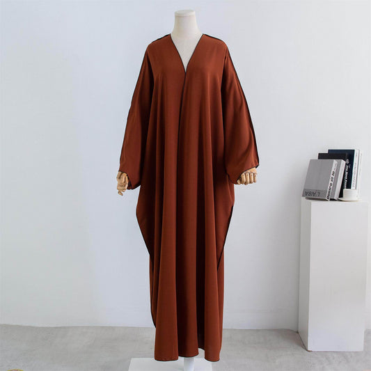 Middle East Arab Women's Clothing Casual Cardigan Plus Size Robe - Mubimart