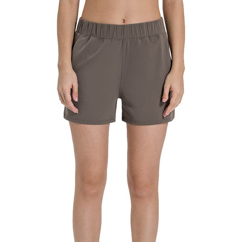 Leisure Sports Fitness Yoga Shorts Women - Mubimart