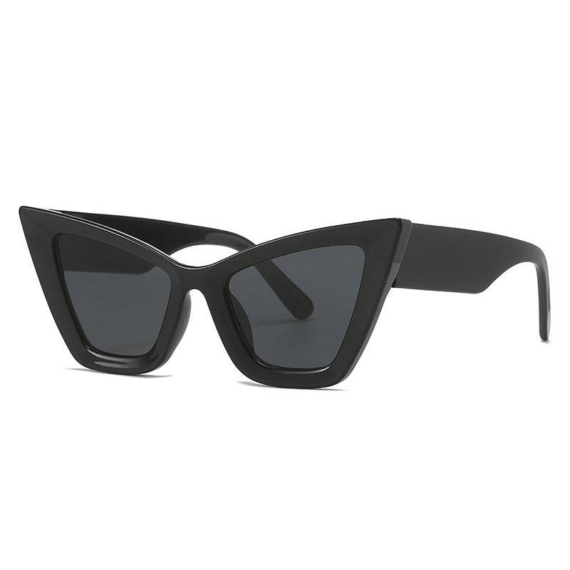 Cat-eye Sunglasses Retro Modern Trend European And American Street Patting Glasses - Mubimart