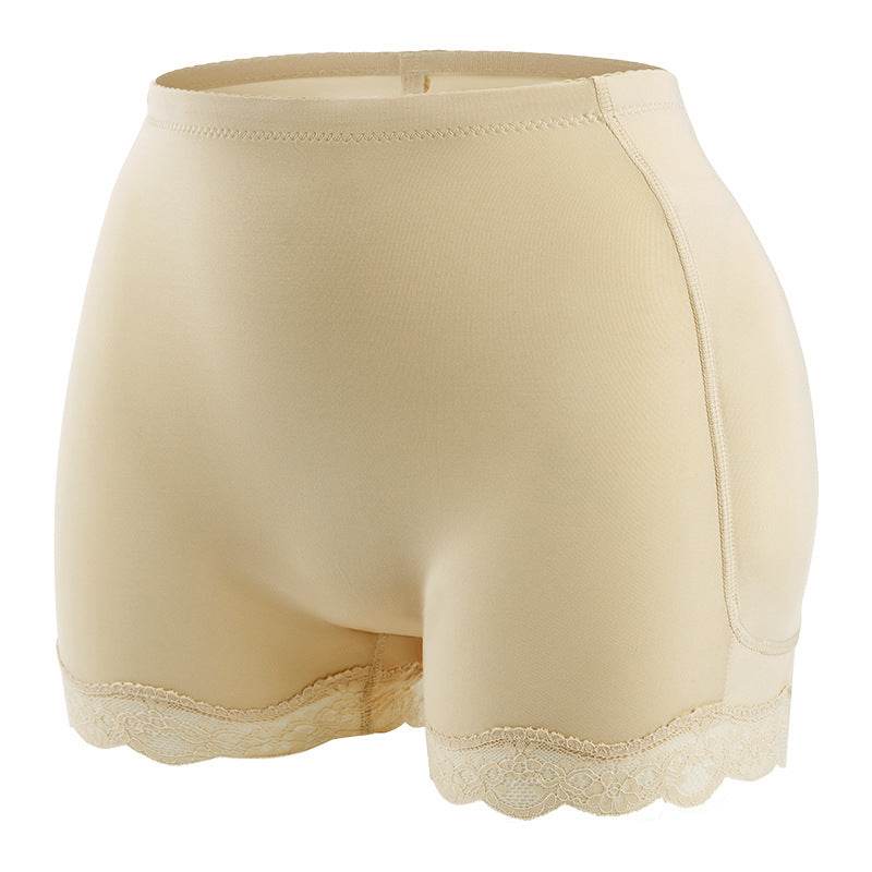 Lace Tie Belt Hip Pad Corset Body Shaper Panties - Mubimart