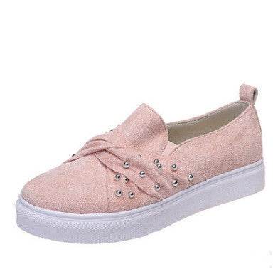 Plus Size Lady Causal Shoes Women Slip-On Loafers - Mubimart