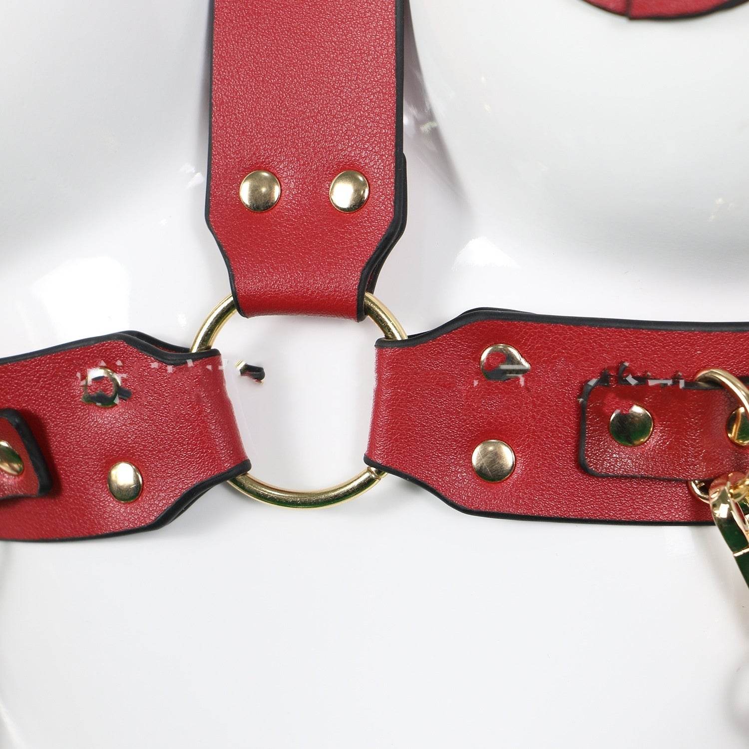 PU Leather Props Handcuffs Shapewear - Mubimart