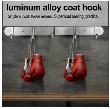 Stainless Steel Coat Hooks Are Not Perforated To Hang - Mubimart