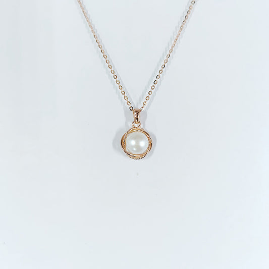 Freshwater Pearl Silver Necklace Women