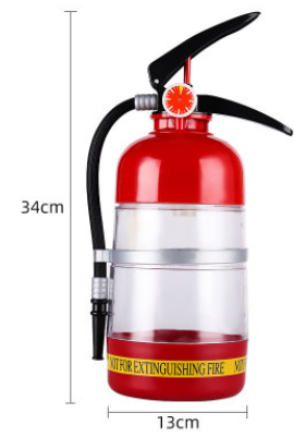 2L Creative Wine Drink Dispenser Fire Extinguisher Pourer Party Beer Water Dispenser Beer Barrels Beverage Liquor Bar Accessory Kitchen Gadgets - Mubimart -  