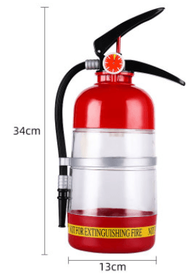 2L Creative Wine Drink Dispenser Fire Extinguisher Pourer Party Beer Water Dispenser Beer Barrels Beverage Liquor Bar Accessory Kitchen Gadgets - Mubimart