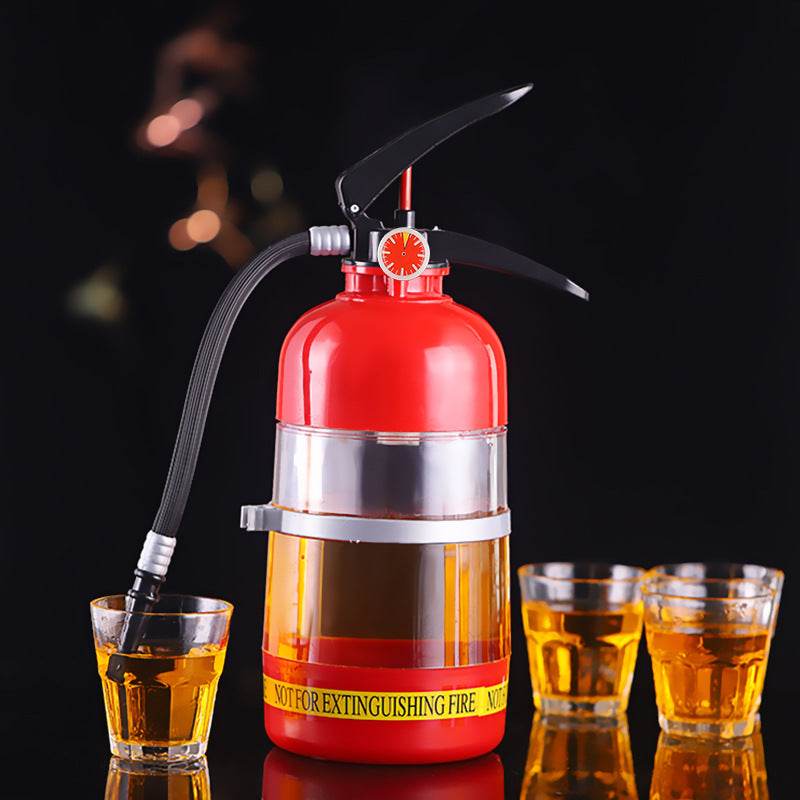 2L Creative Wine Drink Dispenser Fire Extinguisher Pourer Party Beer Water Dispenser Beer Barrels Beverage Liquor Bar Accessory Kitchen Gadgets - Mubimart
