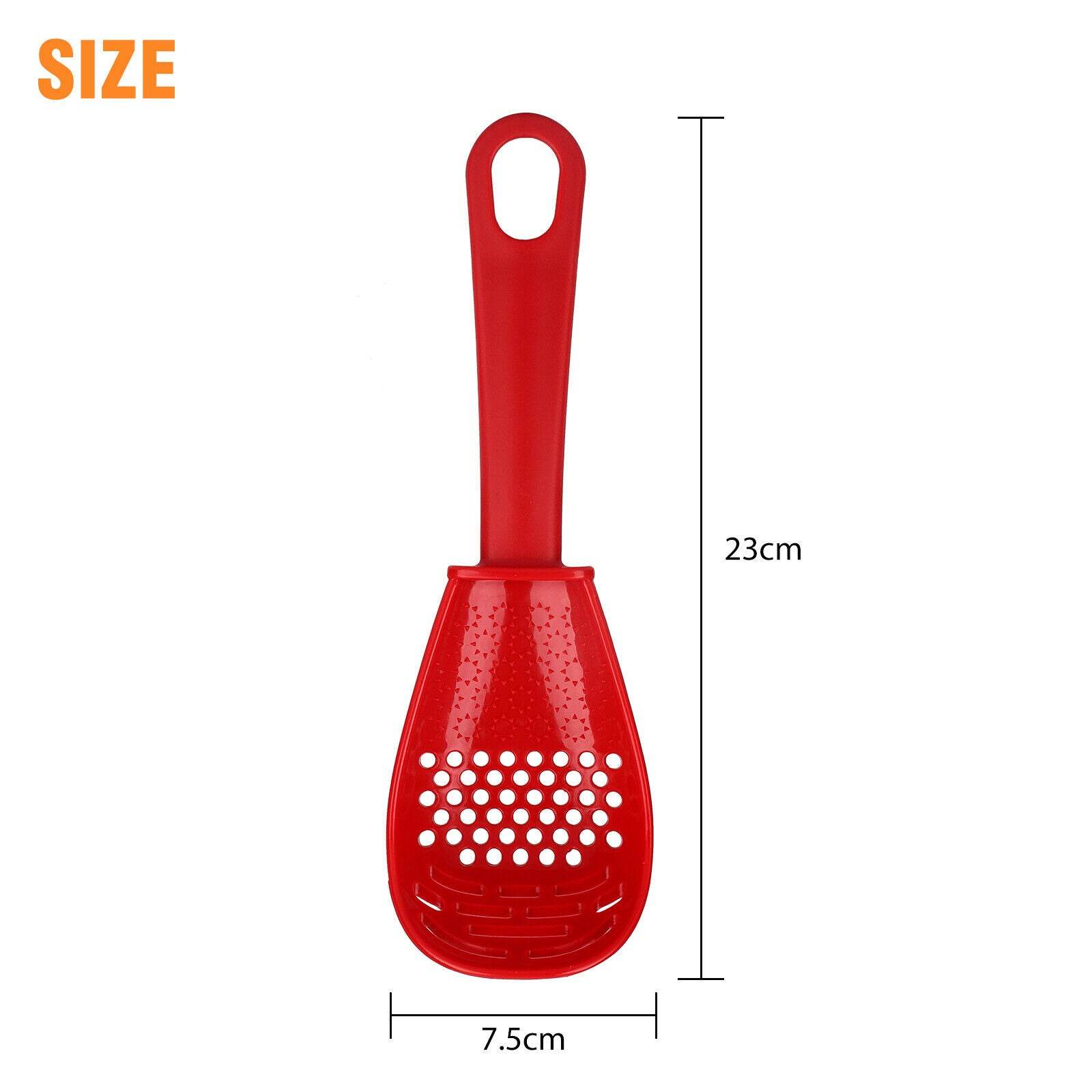 2PCS Kitchen Cooking Spoon Tool Multifunction Scoop Soup Skimmer Heat Resistant Kitchen Cooking Spoon - Mubimart