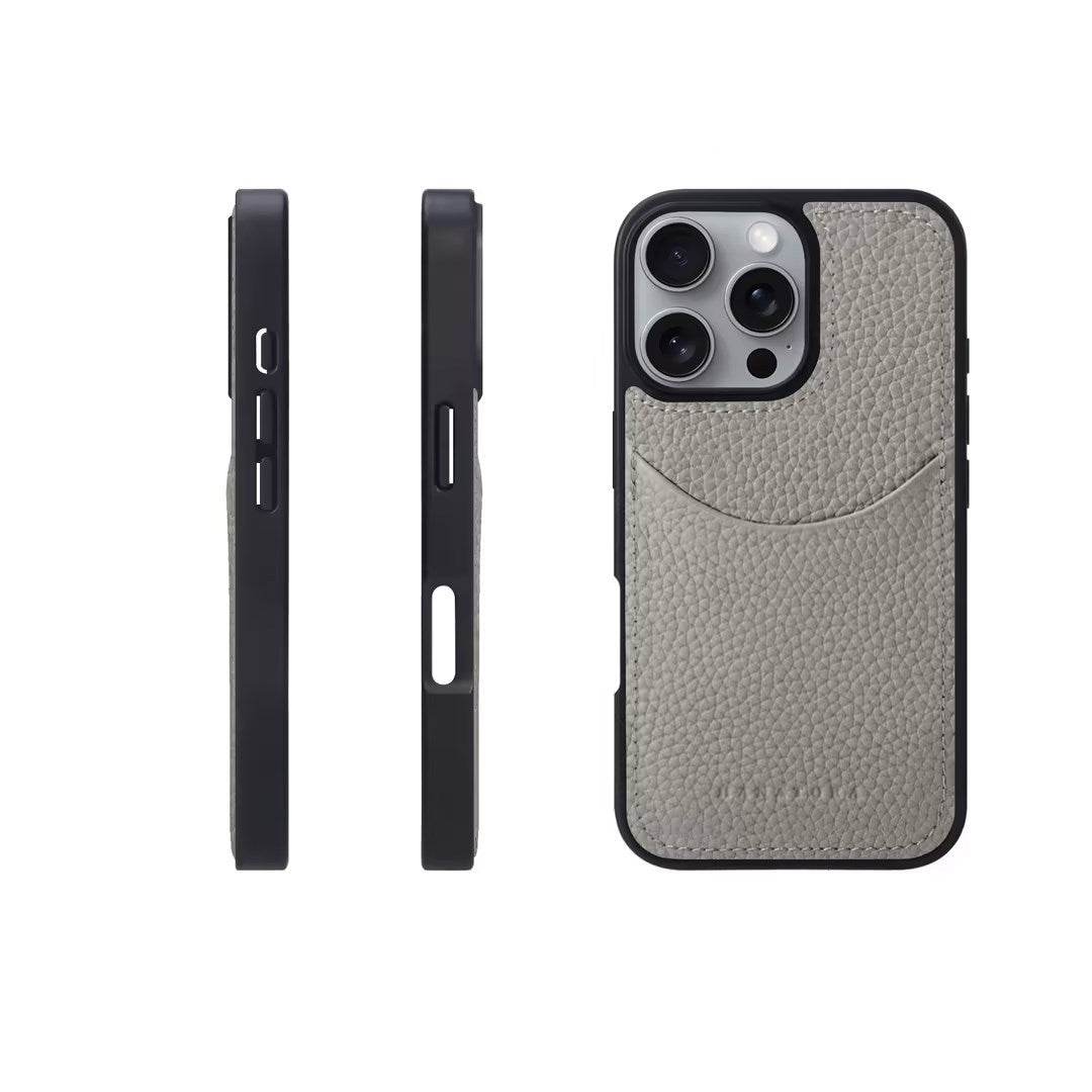 Leather Card Holder Business Phone Case Card Holder - Mubimart