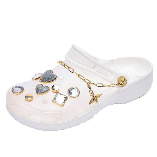 Sandals Women Platform Jelly Shoes Women Transparent Rain Boots Sandals - Mubimart
